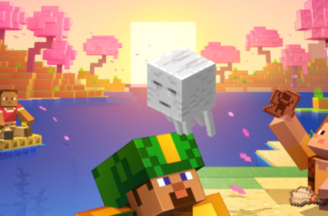 Rozahen_'s tweet photo. OMG IL Y A DES MINI GHAST QUI SE PROMENENT SUR MON LAUNCHER !!! (juste trop cute 🥰) https://t.co/3emUatSFNu