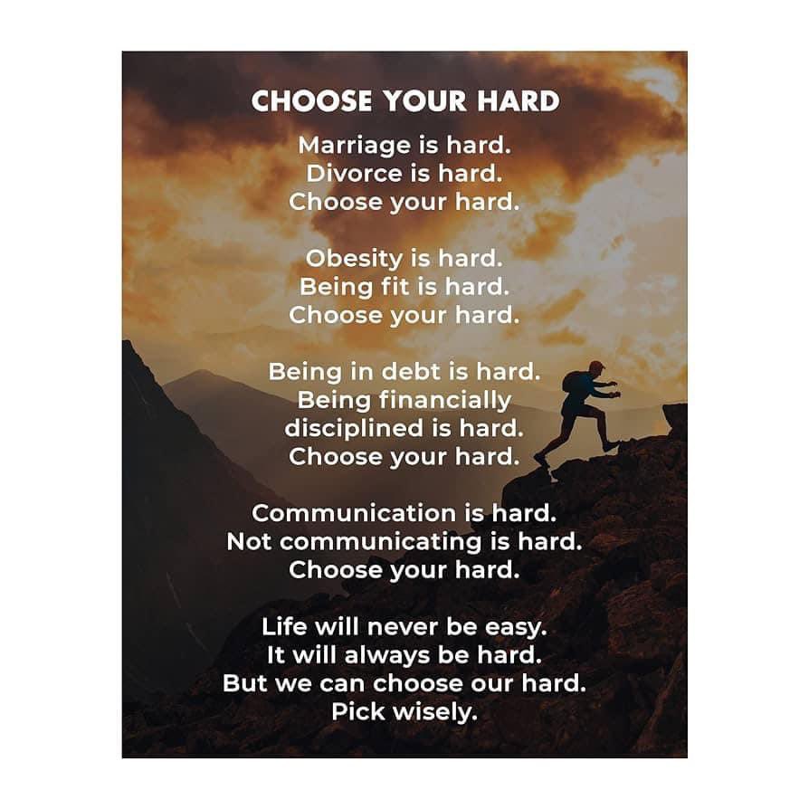 handsupletspray's tweet photo. I’ll add this one…

Addiction is hard.
Recovery is hard.
Choose your hard. https://t.co/Ix5IUTnFbR