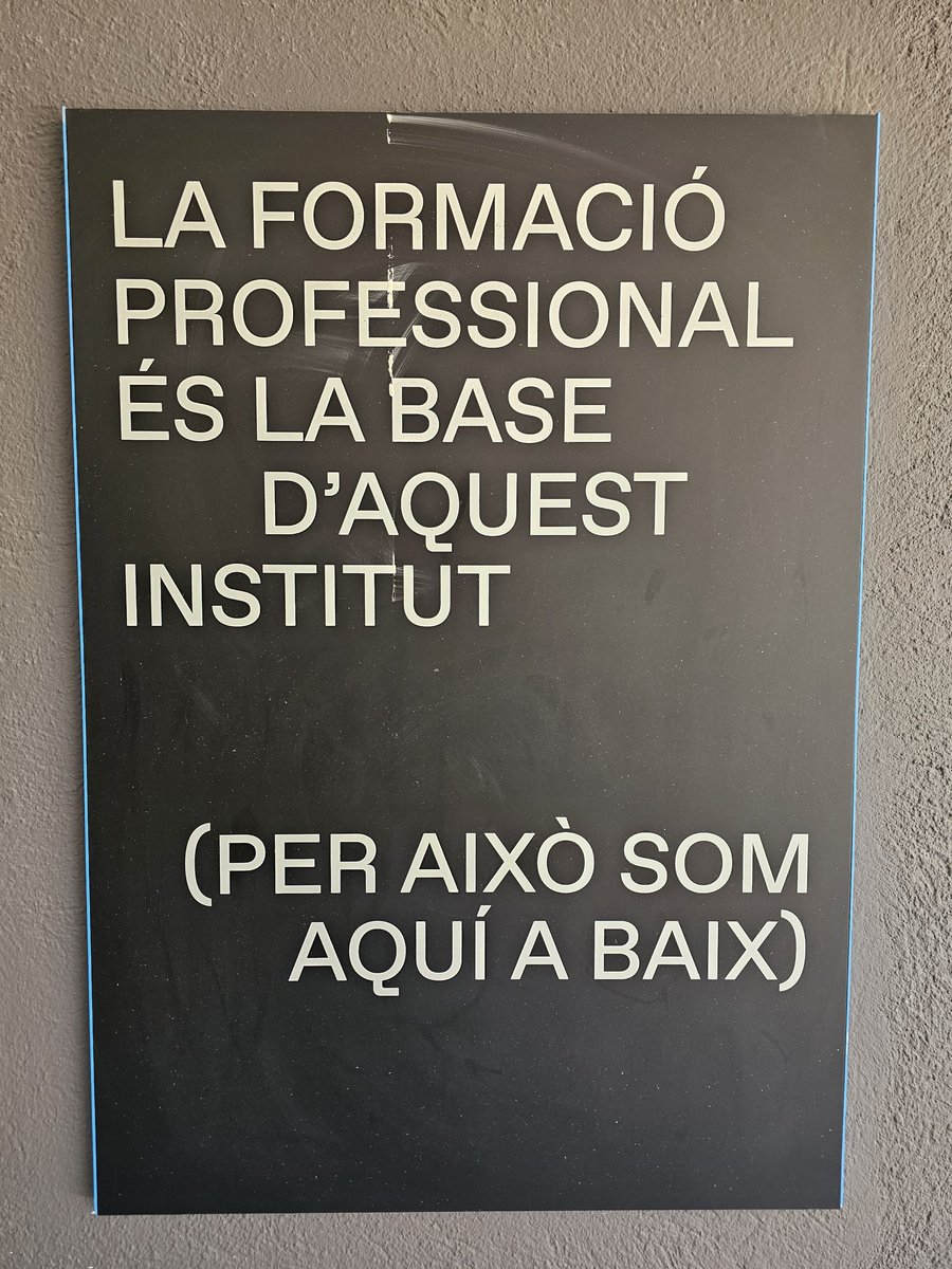 JJUANOLASL's tweet photo. Molt bona feina. @insbrugulat https://t.co/VI9TT44vuw