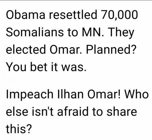 Impeach Omar who agrees??