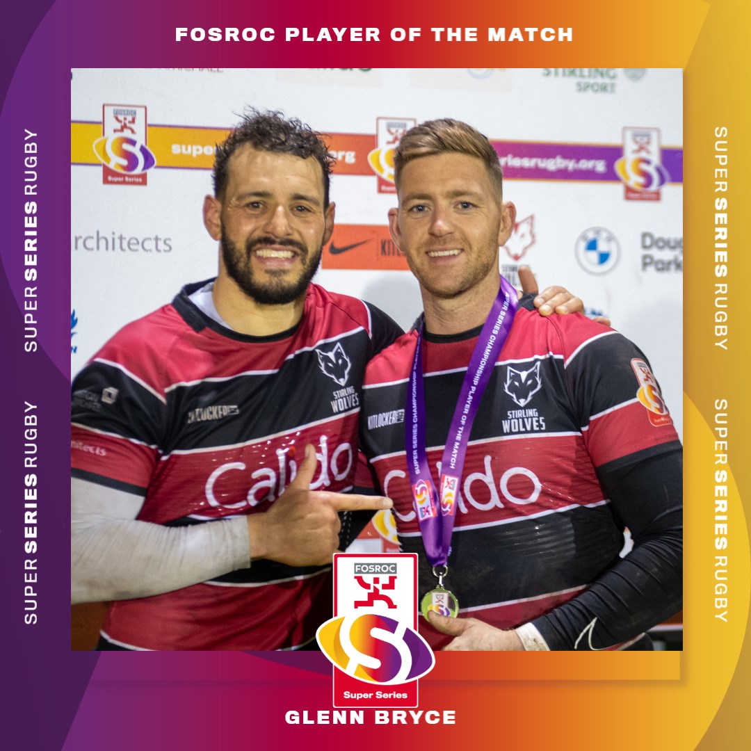 ScotRugbyPrems's tweet image. The FOSROC Player of the Match is @StirlingWolves Glenn Bryce 🏅

Well deserved Glenn 👏

#FOSROCSuperSeries