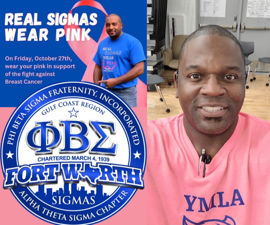 FwSigmas's tweet photo. Brothers of ATS supporting the fight against Breast Cancer. https://t.co/bYogCtMAp0