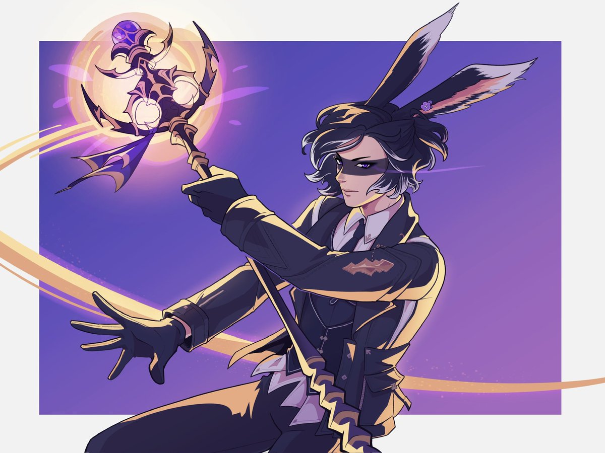 Marowowe's tweet photo. c0mm for a friend! ff14 black mage ✨ https://t.co/xFgjh0a7fV