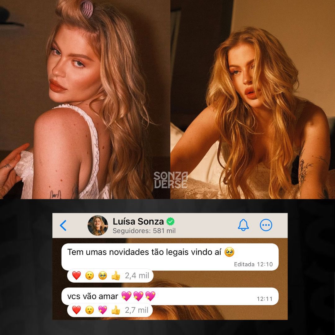 sonzaverse's tweet photo. Luísa mais cedo no canal para fãs.
O que será que vem por aí?
#luisasonza #escandalointimo #sonza #noticias #famoso https://t.co/YkQUIa3fxG