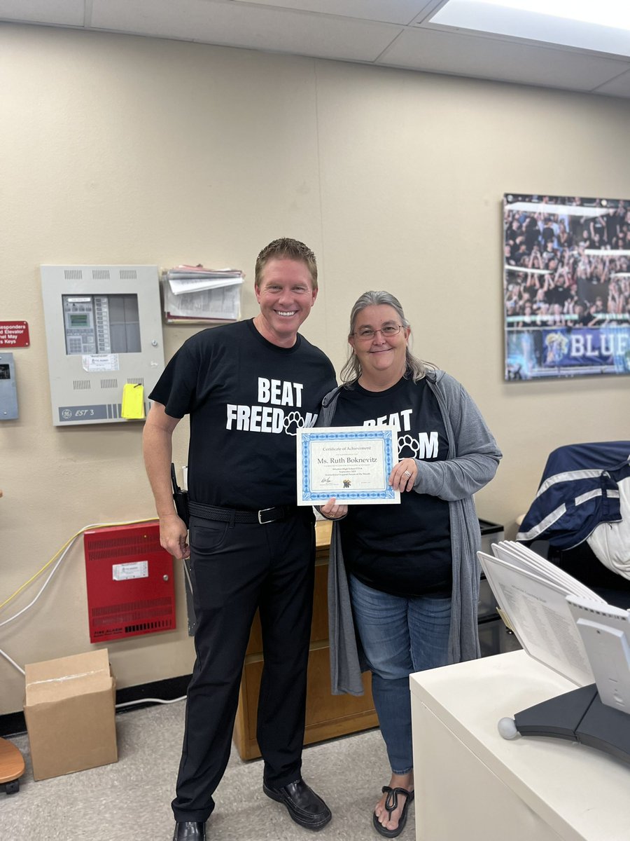Congratulations to our September teacher of the month, Christi Atkinson, and support person of the month, Ruth Boknevitz. #wearewharton <a href="/Wharton_PTSA/">Wharton PTSA</a>