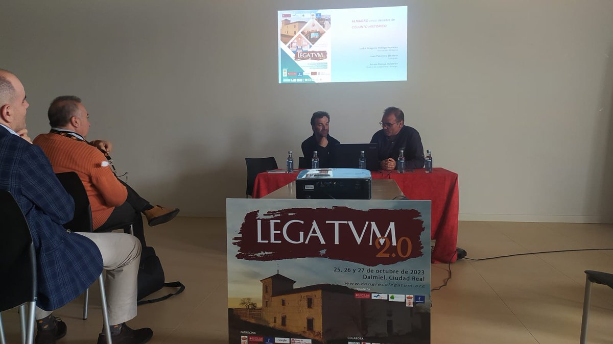 legatum20's tweet photo. ✅ Última jornada de @legatum20. Últimas comunicaciones, visita del rector de la @uclm_es, @GardeJulian y clausura de esta tercera edición.
¡Tres días intensos de patrimonio cultural en Daimiel!
¡Gracias a todos por hacerlo posible! https://t.co/GNLlVJaZ5C