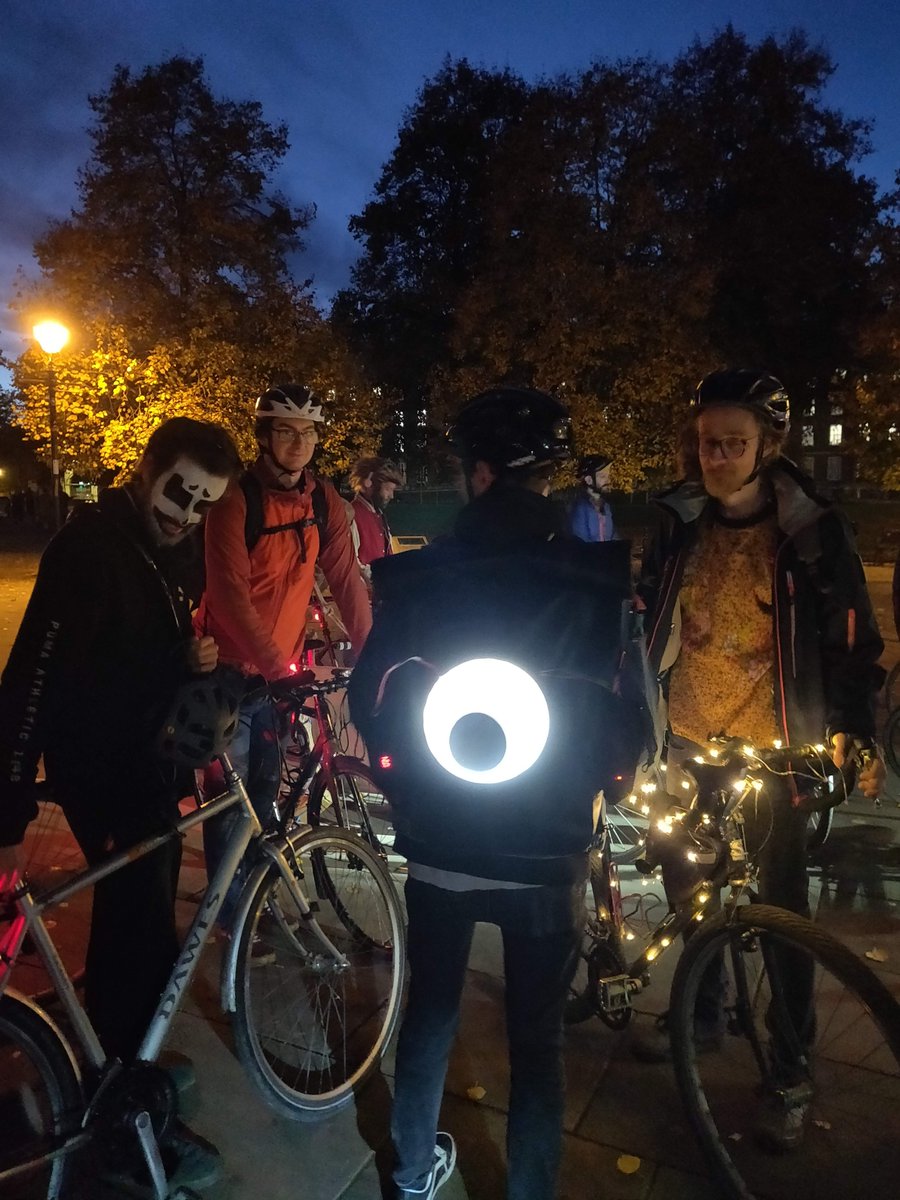 OliverChild's tweet photo. Googly eye made an appearance at Critical Mass Bristol this evening https://t.co/rIr6YR0LSb