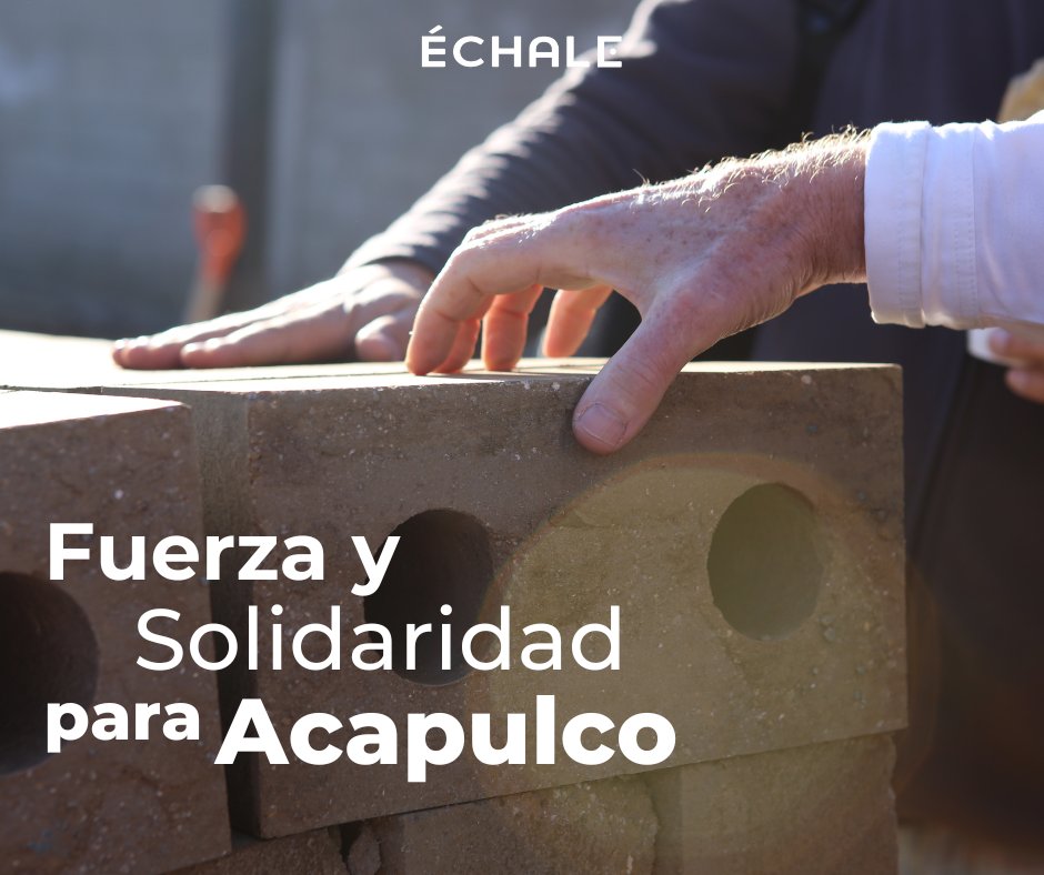 Unidos por Guerrero
Estamos conscientes de la situación en Acapulco y queremos que sepan que estamos comprometidos en encontrar la mejor forma de ayudar. 

¡Juntos, podemos hacer una diferencia!
 #PasiónÉCHALE #Guerrero  #Fuerza  #FuerzaAcapulco  #Acapulco