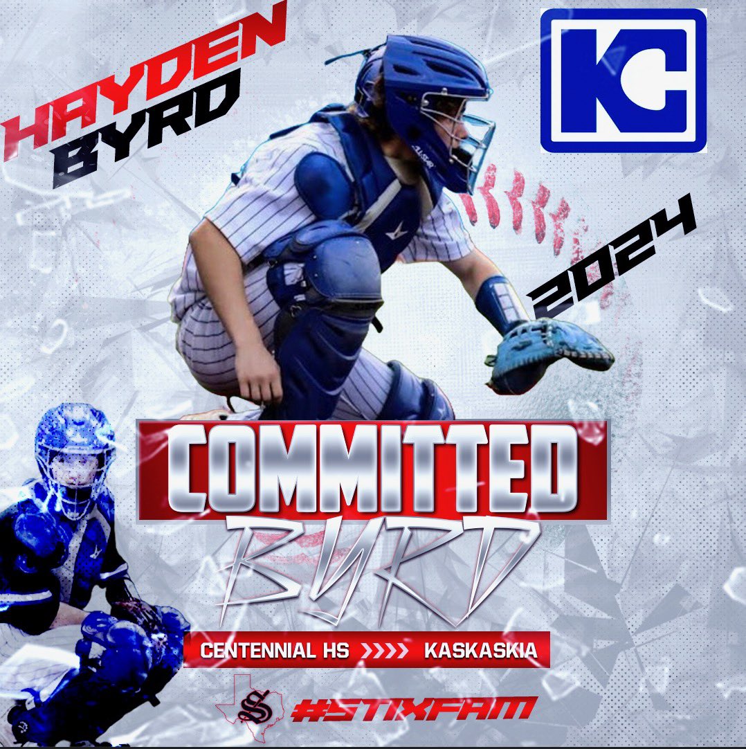 Stix Baseball (@stixbaseballtx) on Twitter photo Congratulations to <a href="/HaydenByrd12/">Hayden Byrd</a> on his commitment to <a href="/KC_BlueDevils/">Kaskaskia Baseball</a> !
#STIXFAM | #STIXFAM Congratulations to <a href="/HaydenByrd12/">Hayden Byrd</a> on his commitment to <a href="/KC_BlueDevils/">Kaskaskia Baseball</a> !
#STIXFAM | #STIXFAM
