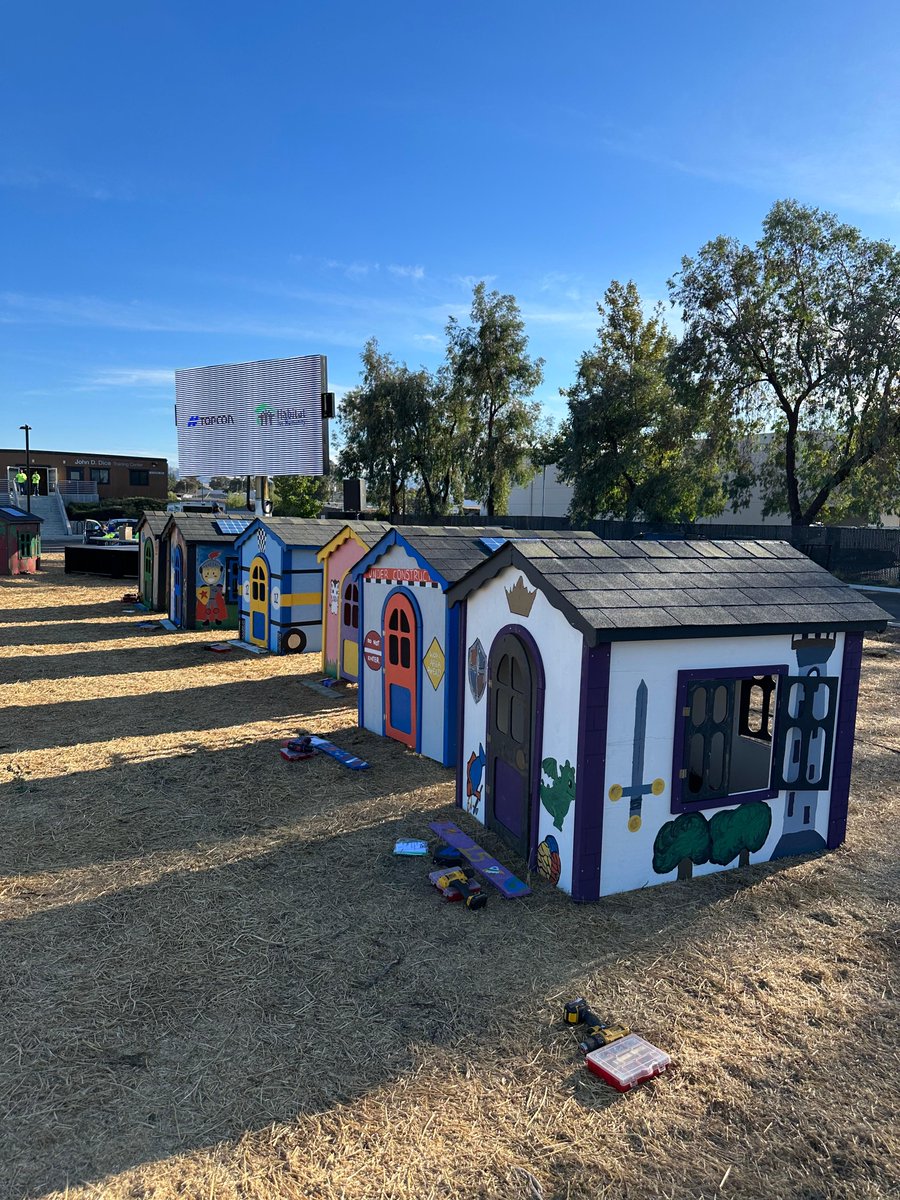 Check out these snapshots from yesterday's event at our headquarters in Livermore! Together, we constructed 16 playhouses for @HabitatEBSV to gift to deserving local families. 🏠💙  #ForWorkThatMatters #BuildMore
