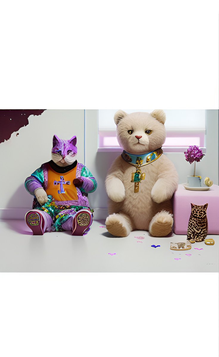 WolfWulfy's tweet photo. @0xmd10 https://t.co/2VoFFRgcNS
"Gloomy-foomy Teddy-Bears-Preachers and Saint Cats" 0.01 ETH all 453 unique tokens https://t.co/hfglBVdLxB