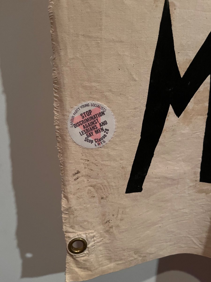 pip_fletcher's tweet photo. Sticker on the Mark Ashton banner! https://t.co/SKA82ke82W