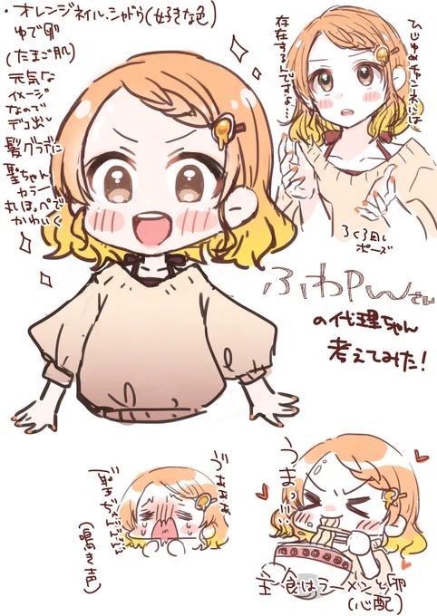 ふわPさんの代理ちゃんを好き勝手考えてみた