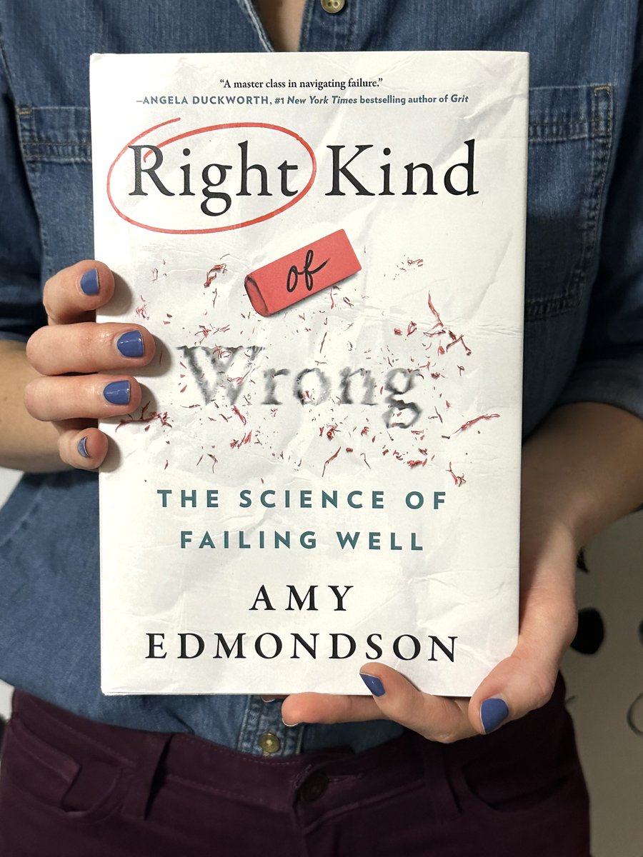 Discover a new way to embrace failure with @AmyCEdmondson's latest book. #RightKindofWrong 

Here's your chance to win a signed copy: hbs.me/2p8pm9a2