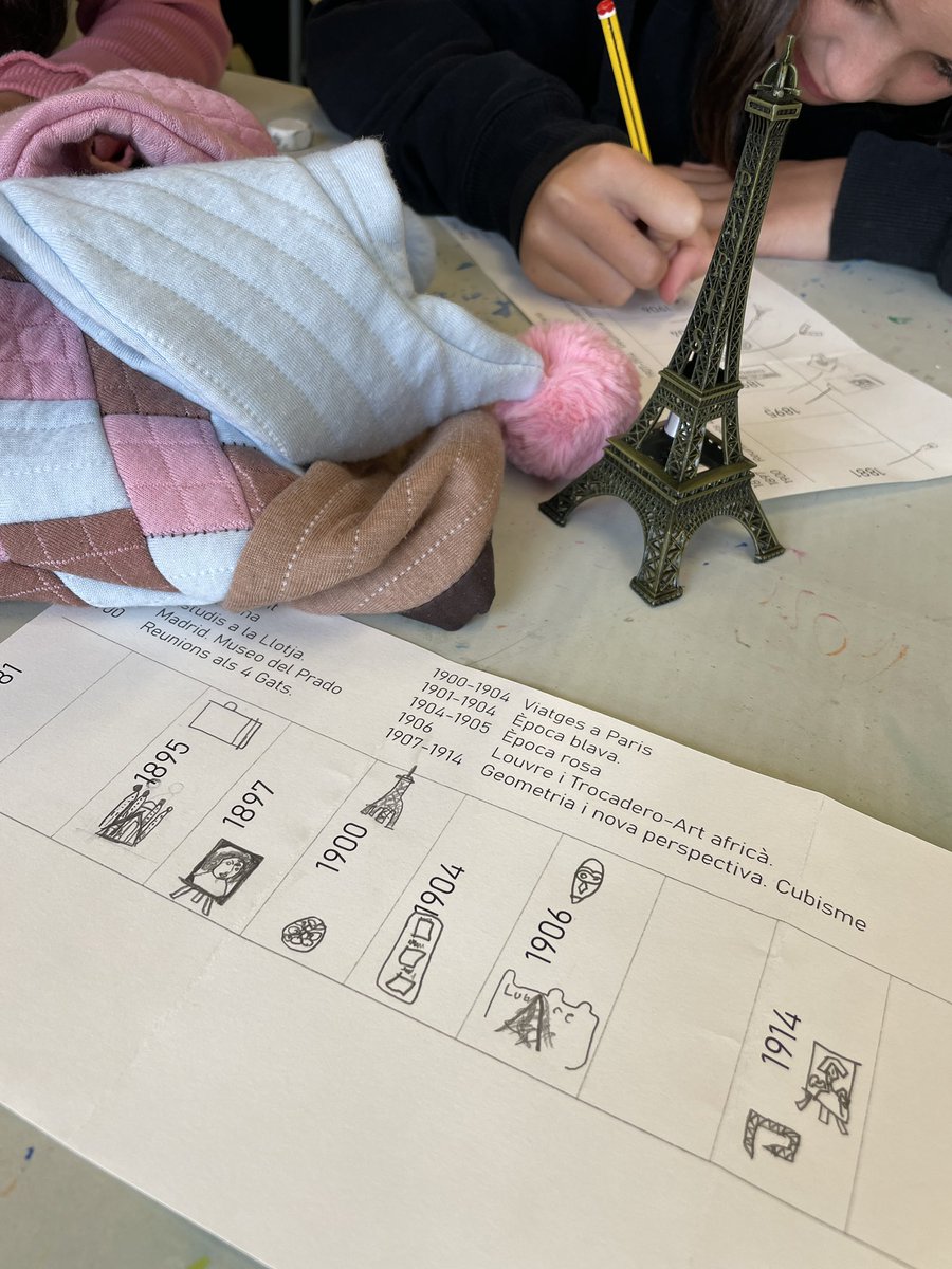 fragosusmarkus's tweet photo. “Documentar és afinar els ulls per captar moments” -Mariano Dolci-. Fem visibles els aprenentatges i les experiències de la caixa 1 (el viatge) de La maleta de Picasso a través del dibuix. “Si no ho puc dibuixar, és que no ho entenc” -Albert Einsten- @museupicasso #picassoeduca https://t.co/LrOZuM5VPr