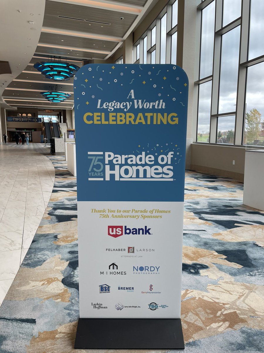 nserickson's tweet image. Tonight is @HousingFirstMN’s #BigNight, our annual awards ceremony honoring the best in homebuilding, remodeling and the industry as a whole. This year’s event has added meaning as we celebrate 75 years of the Parade of Homes (@pohtc).