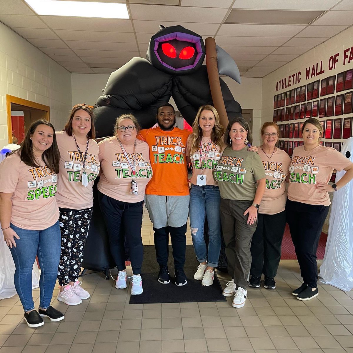 Such a great, caring group of teaching staff!  #TrickOrTeach #LakerNation <a href="/WESchools/">Willoughby-Eastlake City Schools</a>