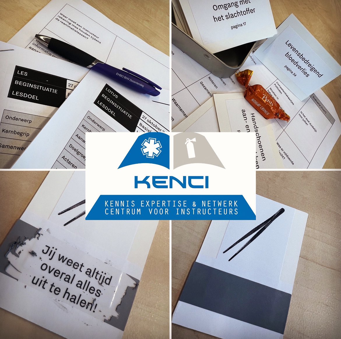 EHBOBHVNL's tweet photo. WAT EEN HEERLIJKE WERKVORM 🍫 
Weer een mooie dag in de opleiding Instructeur Eerste Hulp Oranje Kruis. De cursisten zijn druk bezig met t ontwikkelen van lesplannen met verschillende werkvormen.

Chocolade bleek een zoete toevoeging aan onze pedagogische gereedschapskist! https://t.co/cNOKYFKTcH