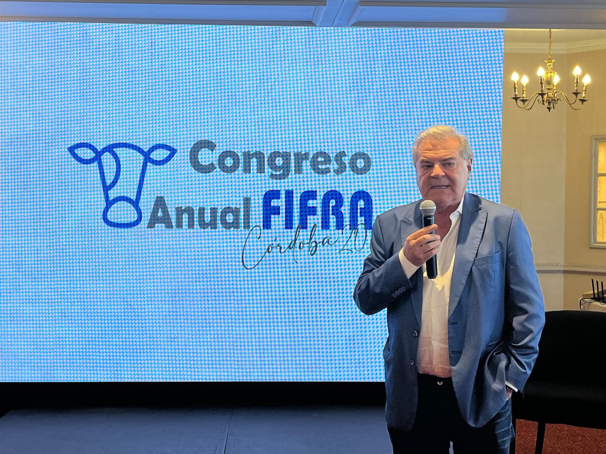 MinAgriCba's tweet image. 1° Congreso Anual #FIFRA | El ministro Sergio Busso disertó en un panel junto al Vicepresidente de FIFRA, Daniel Urcía, y Juan Manuel Fernández, Jefe de Gabinete de Asesores y Luciano Zarich, subsecretario de Mercados Agropecuarios de la Secretaría de Agricultura de la Nación.
