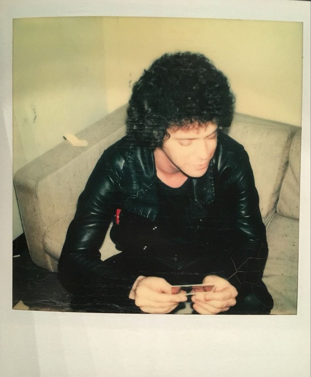 sergioandreola's tweet image. Ten years without Lou Reed.
#October27, 2013 
(Polaroid by Andy Warhol, 1973)
