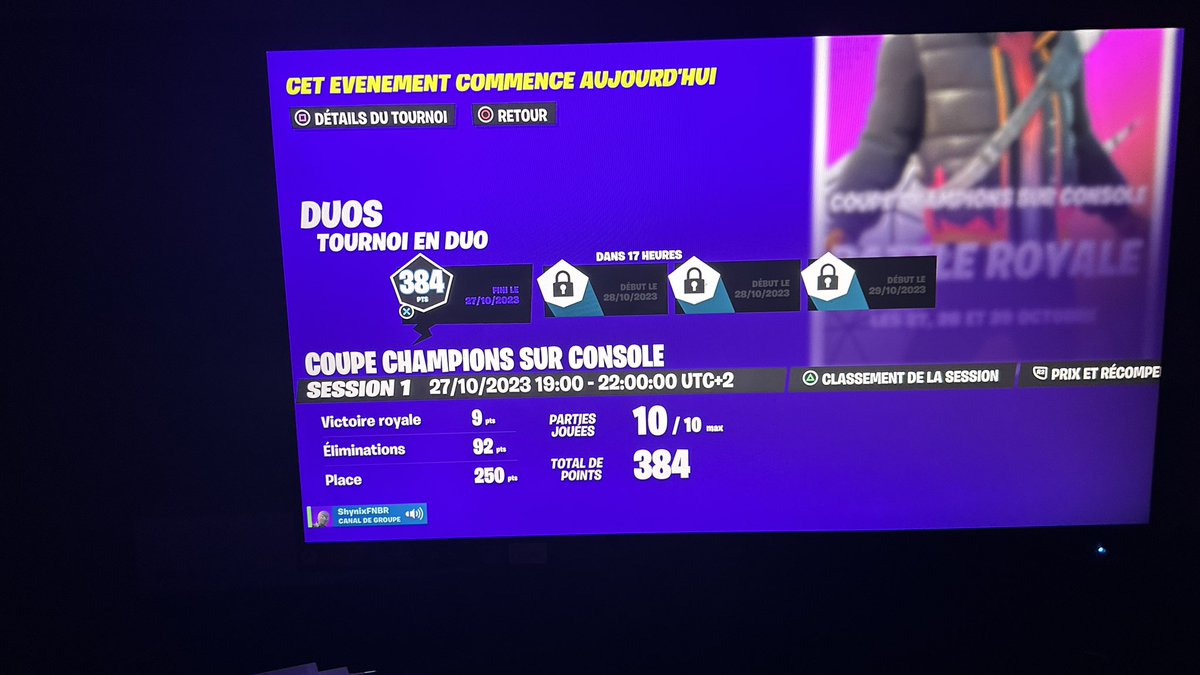 SHYNIXFN's tweet image. #PS5Share, #Fortnite already qual