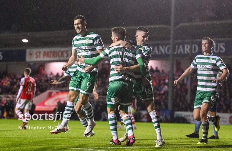Four in a row! Another title secured for @ShamrockRovers after their win against St. Patrick’s Athletic in the @LeagueofIreland tonight. 📸@sportsfilesteve sportsfile.com/more-images/77…