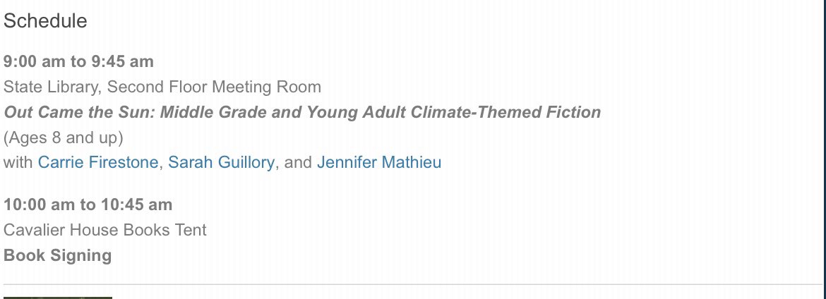 Headed to the @LABookFest? My panel with @CLLFirestone and @jenmathieu is at 9:00 AM tomorrow! Come see us!