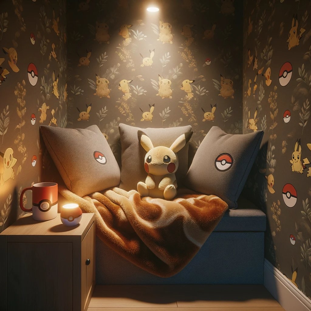 VisualRealmsTtv's tweet photo. Cozying up and recharging for the weekend ahead. How's everyone's Friday going? 🍁☕ #PokémonRelax #CozyFriday https://t.co/uYSM9kow7Q