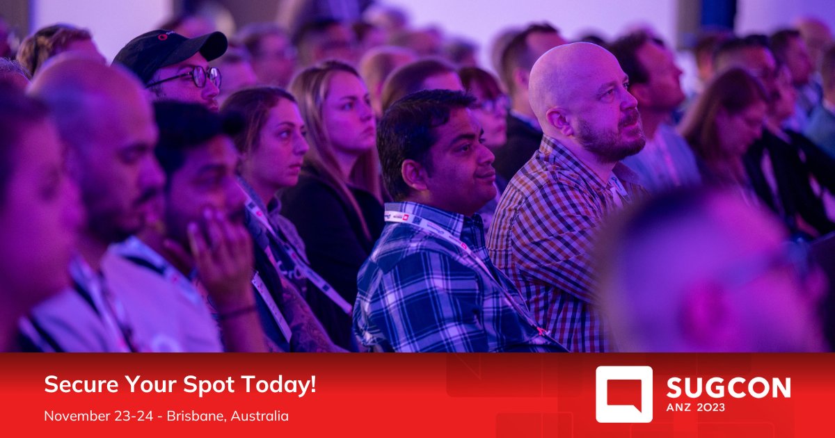 Sitecore's tweet photo. Join us down under for #SUGCONANZ in Brisbane, Australia, November 23-24.🇦🇺  
Get a chance to connect, learn, and network with some of the brightest minds in the Sitecore community. Early bird tickets are available until November 1st, so get yours now! https://t.co/gNtBx5Pbm6 https://t.co/Lqo1sxERJS
