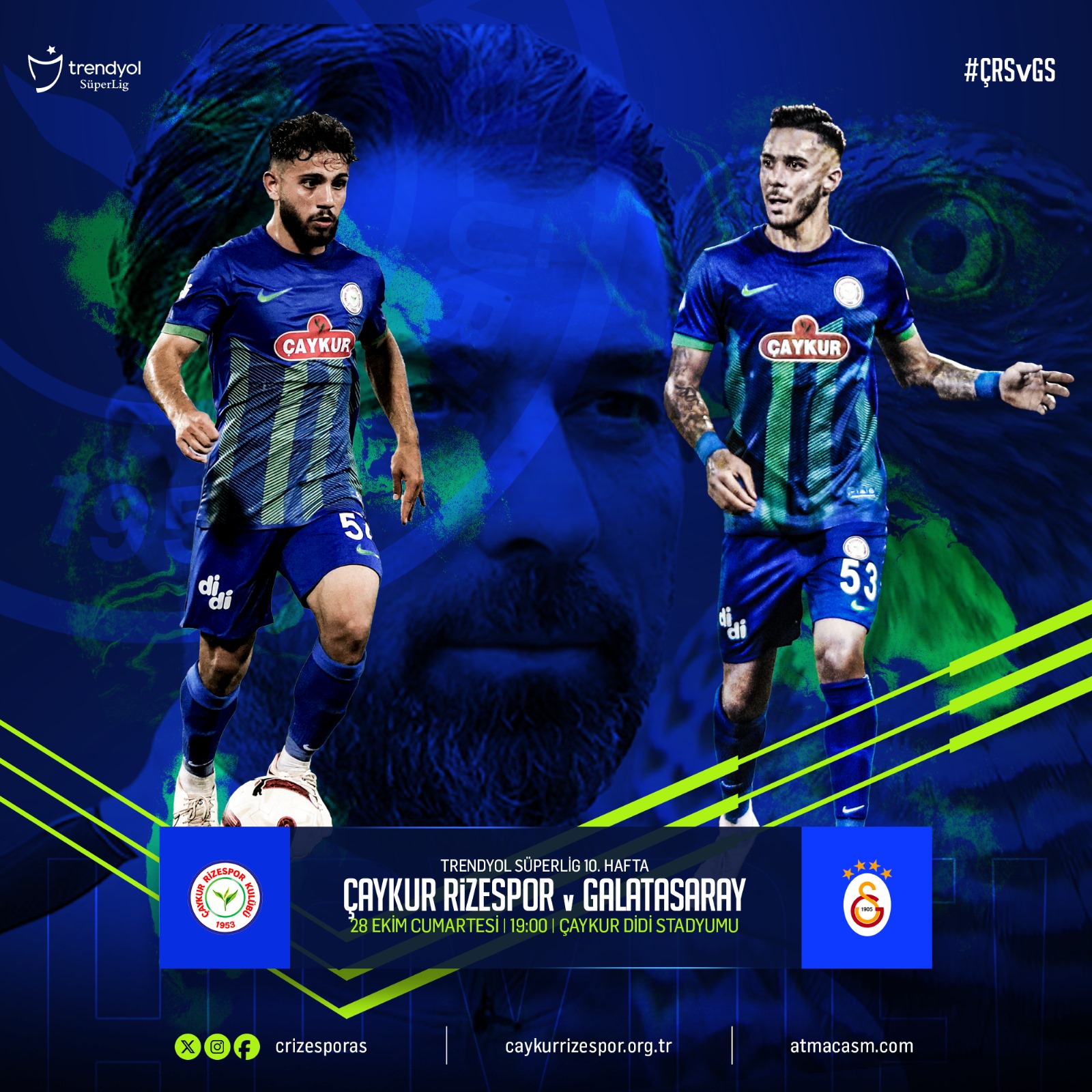 rizespor maç afişi galatasaray