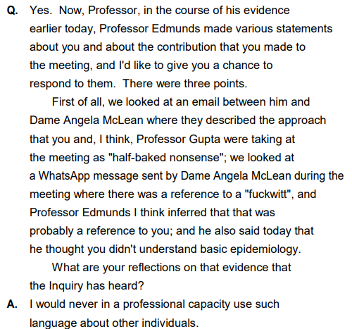 Oh, this is quite funny. @carlheneghan faced up with the somewhat derogatory WhatsApp messages about him from others at the famous No 10 Sept meeting about lockdowns...