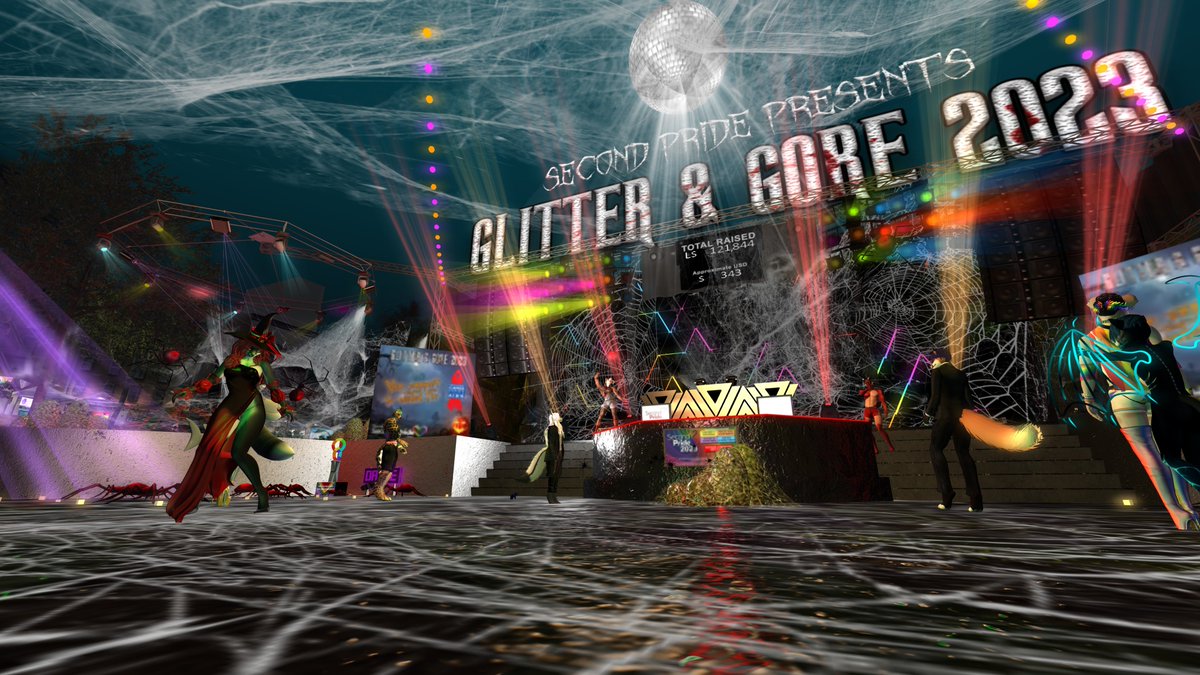 ZadaBury's tweet photo. The numbers look now better ...
Second Pride's "Glitter & Gore Halloween Party"
Have more fun here ... and find also @VirtuallySheree :
https://t.co/1QeGi2irpt
#SecondLife #party #secondpride #Second_Life #VirtualWorld #Metaverse https://t.co/ybwN5KZHAJ