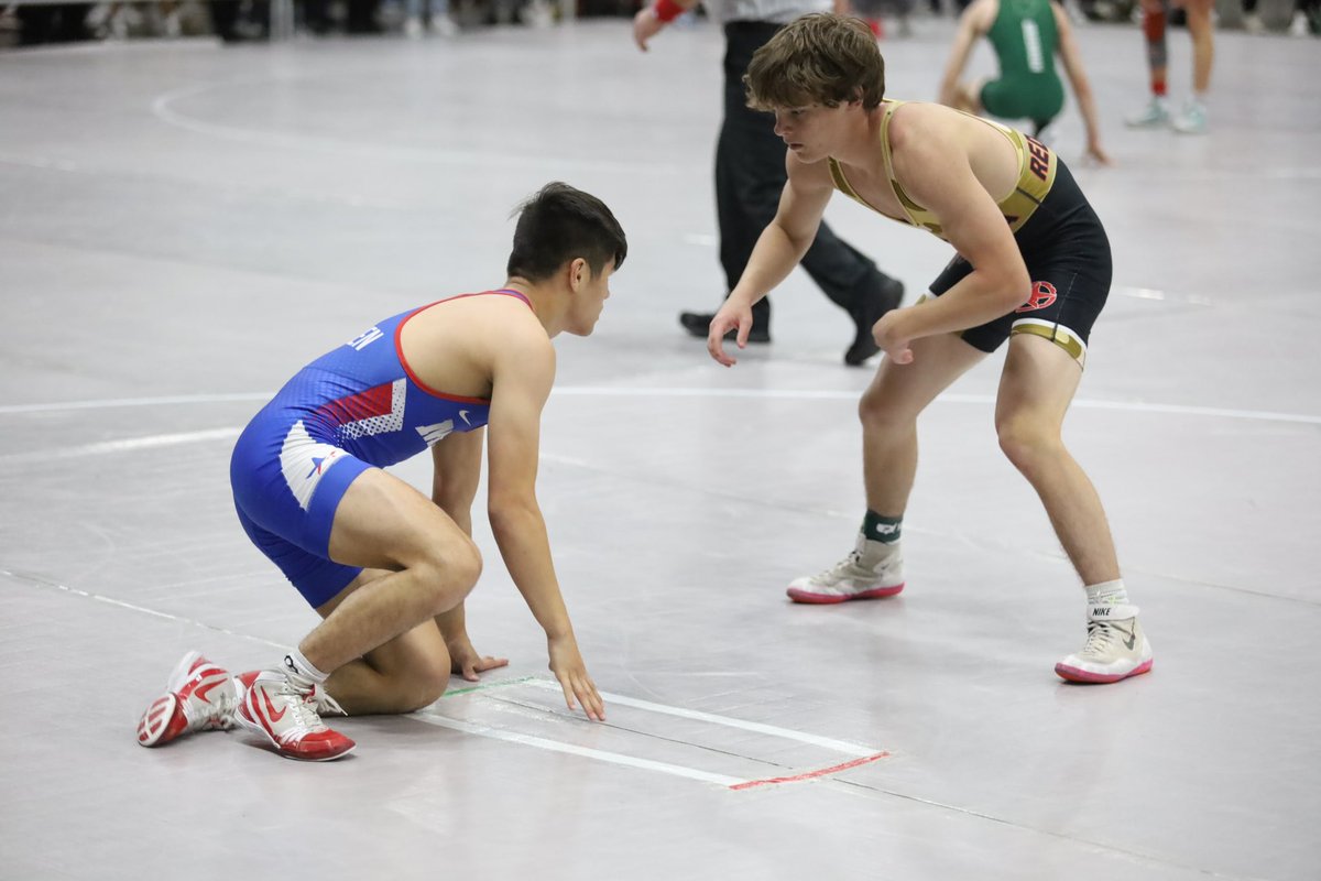 NEUSAWrestling's tweet photo. Hunter Jacobsen wins again!! He remains unbeaten here at Preseason Nationals‼️🔥

📸: Alex Cloyd https://t.co/APRYTDY4Hk