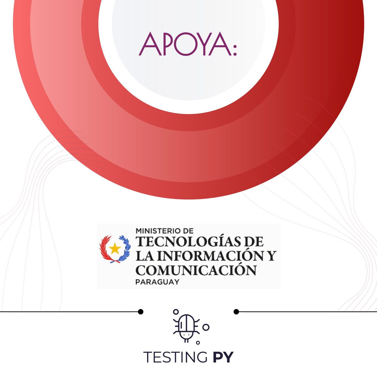 PY_Testing's tweet image. 🚀 ¡Buenas noticias! El MITIC ha declarado nuestro evento como de “Interés Tecnológico”. ¡Un honor que nos motiva a seguir impulsando la innovación y excelencia en el testing de software en Paraguay! 🇵🇾
🔗 Join me meetu.ps/e/MBW9v/N7rFK/i
#MITIC #TestingPY #Tecnología #Innovación