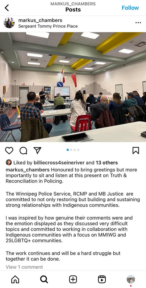 Reconciliation requires reallocating police power and funds to Indigenous nations. This means following through with the the National Inquiry into MMIWG's demands for Indigenous self-determination over policing - in the spirit of traditional law.