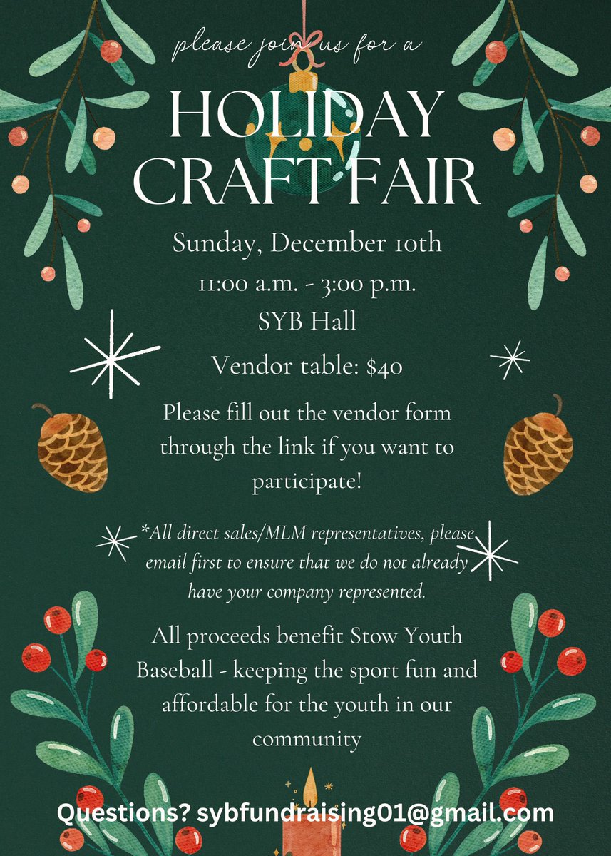 Still spots available! Please note, if you are direct sales or MLM, reach out to make sure your company isn’t already represented. 

docs.google.com/forms/d/e/1FAI…