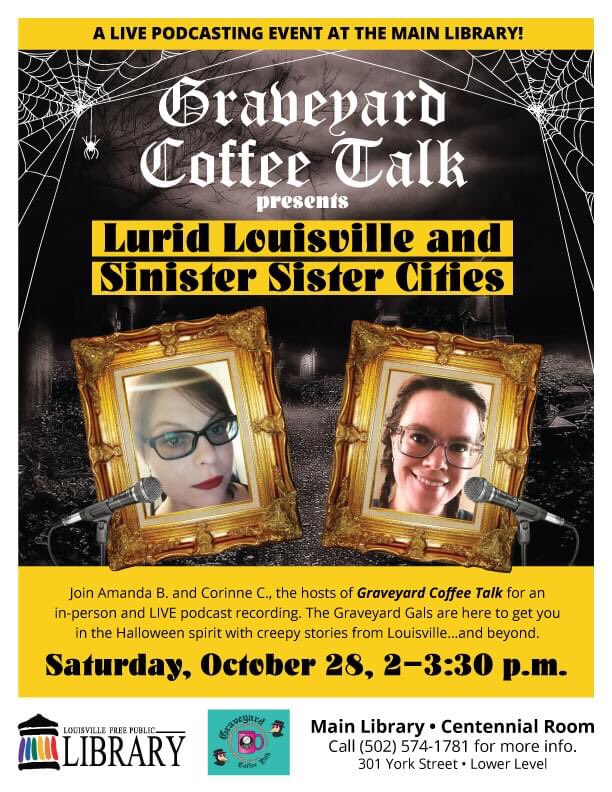 Hey folks, sorry for the last minute notice but if you’re local to Louisville - or want a last minute road trip - we will be doing a live show at the <a href="/LFPL/">LFPL</a> TOMORROW (10/28) at 2pm EST! Hope to see you there!!