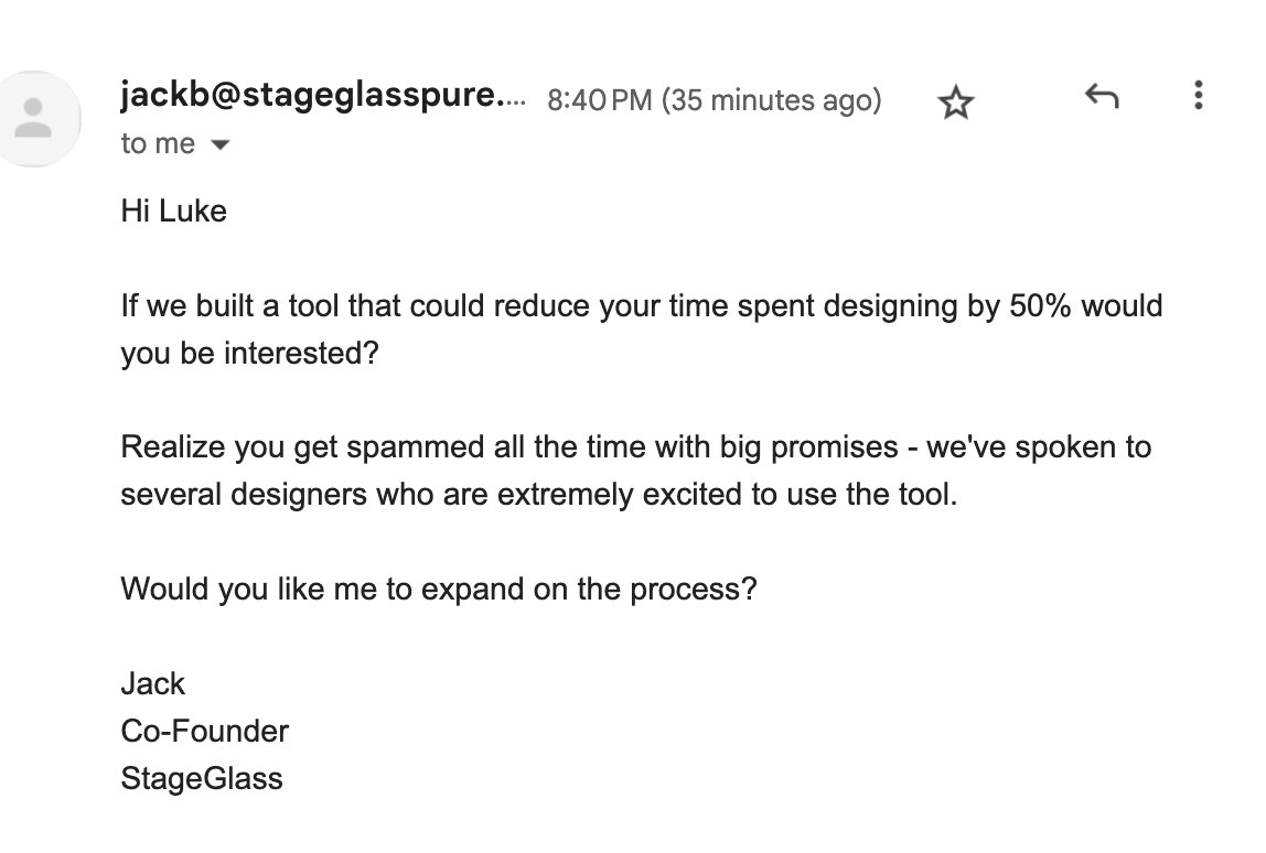 No – but if you could *increase* my time spent designing by 50% I'd be up for a chat... 

🙃