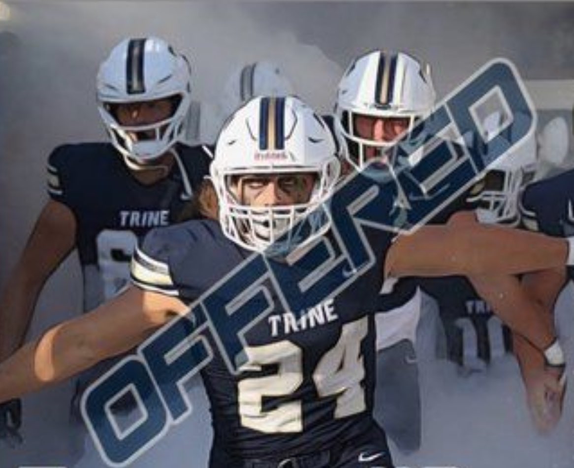 jaydan_mitchell's tweet photo. After a great conversation with @CoachAbbs I am blessed to receive an offer from @TrineUniversity https://t.co/cSgDqyhR6a
