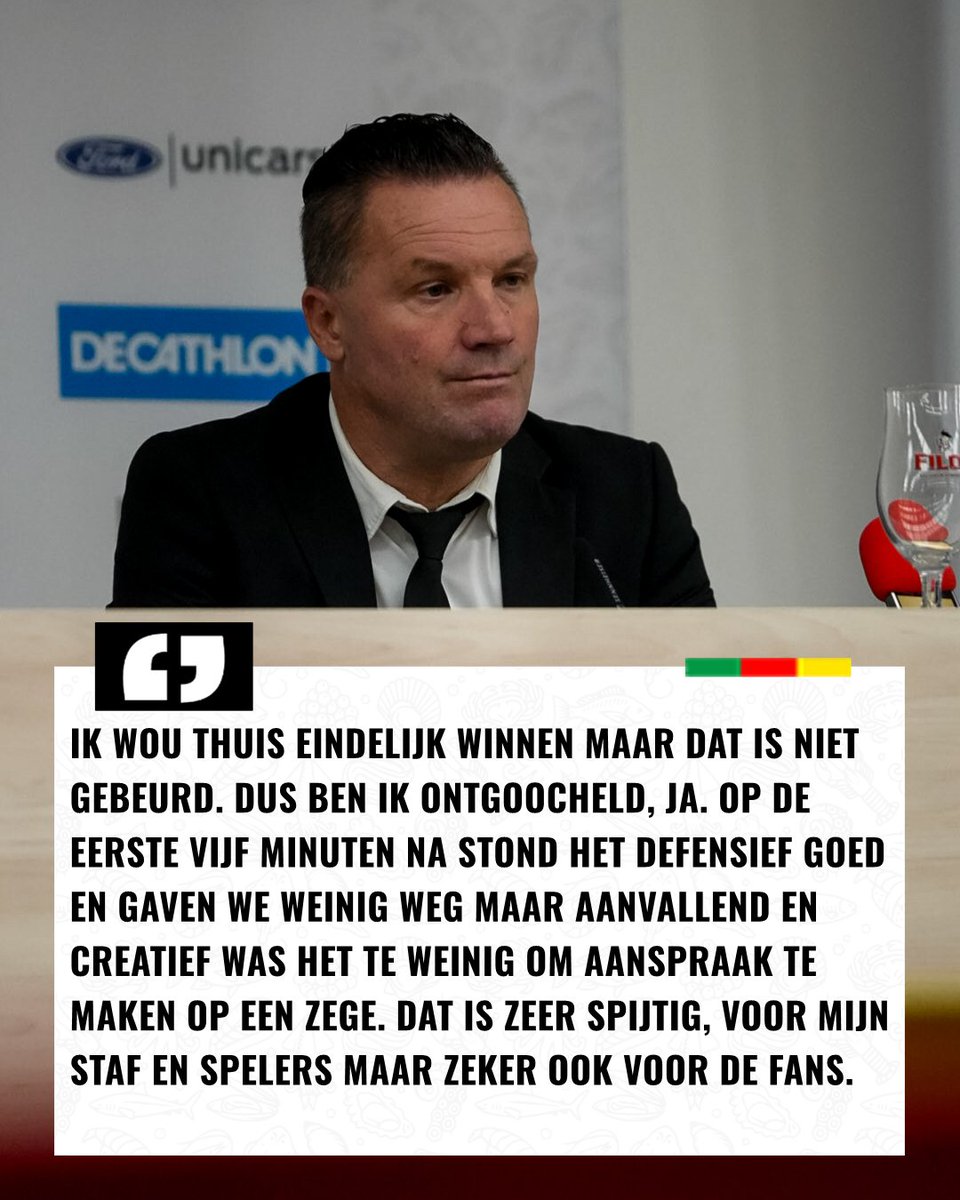 kvoostende's tweet photo. ๐ฌ Coach Vreven is ontgoocheld na het gelijkspel tegen Patro Eisden.
#KVOPAT | ๐โค๏ธ๐ https://t.co/reNuoHqARY