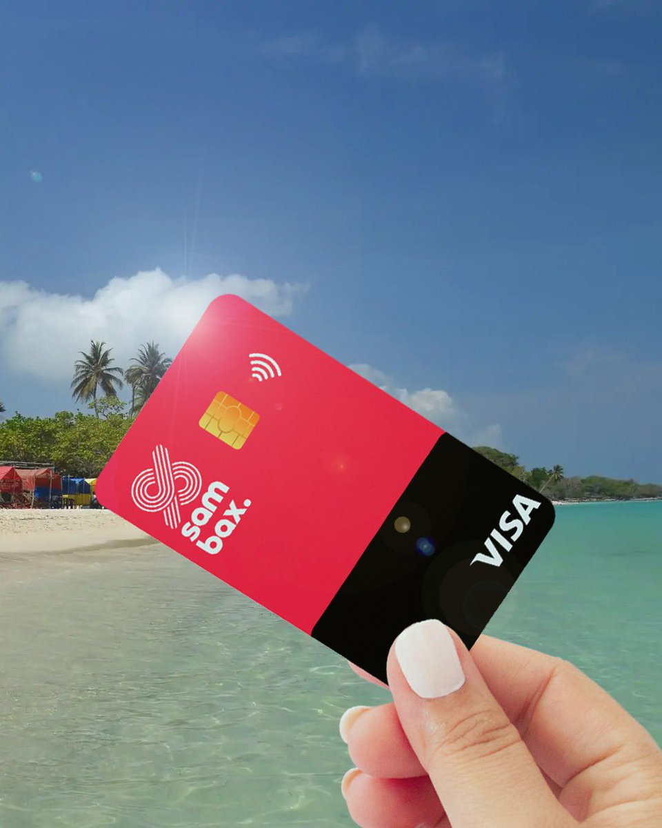 Sambaxoficial's tweet photo. 🌟 ¡Prepárate para volar alto con Sambax! ✈️ 

🛍️💳 ¡Descubre la nueva era de pagos con tu tarjeta Visa Sambax! 

Con nosotros las compras serán sin efectivo, seguras y rápidas 💼💰

#Sambax #CoolBanking #Colombia #BilletaraDigital #BancoDigital https://t.co/JtQj4IsrlU
