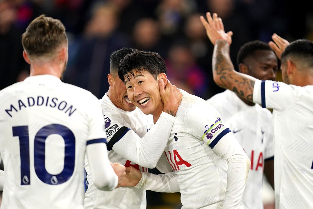 Crystal Palace’ı deplasmanda 1-2 mağlup eden Tottenham, karşılaşmayı (1) isabetli şutla tamamladı.