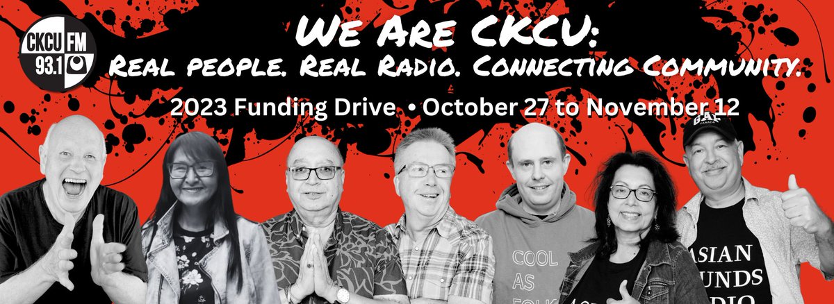 It's  funding drive time! If you would like to support community radio and  get a tax receipt while doing so, boy, do I have a solution for you! canadahelps.org/en/charities/C… For a donation of $93.10 or more, you can host an episode of the show! Makes a great Xmas gift!