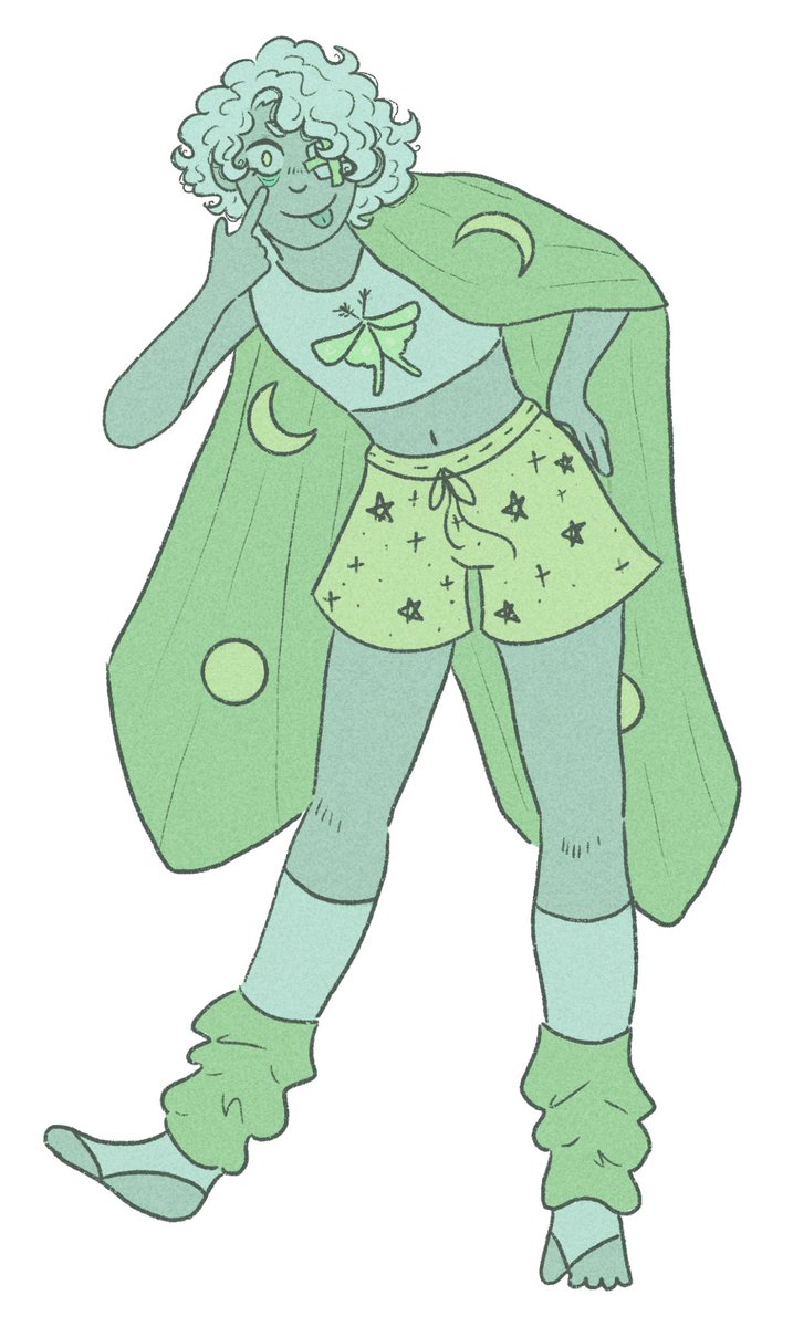 strawberripine's tweet photo. here’s the npc art from #rollingghosts yesterday !! :D i’m so happy you guys enjoyed it sm! <33 https://t.co/9g441raxbG