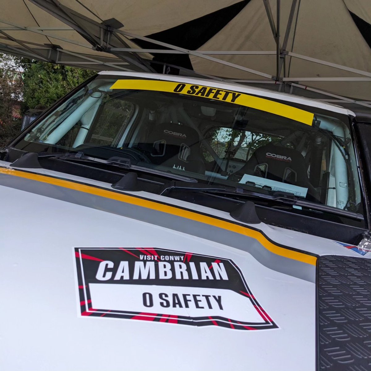 We are ready! All set for the @CambrianRally aboard the @bowlermotors Defender Challenge rally car. It's been a mammoth effort from the team over the past weeks/months. It's all worth it.