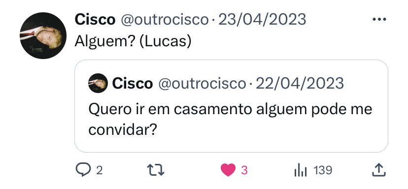 sillyakult's tweet photo. @outrocisco Espero que se lembre disso! https://t.co/Cbid5zsjkL