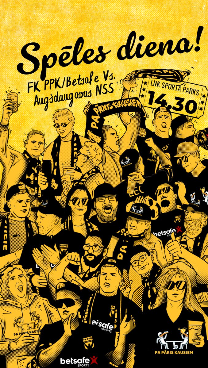 Paldies visiem, kas šosezon atbalstīja mūsu komandu klātienē stadionos. Tiekamies vēl vienu pēdējo (iespējams) reizi šosezon LNK sporta parkā! Spēles sākums 14.30, bet no 13.50 jums mūziku dāvās <a href="/Gapoljeri/">Gapoljeri</a> .