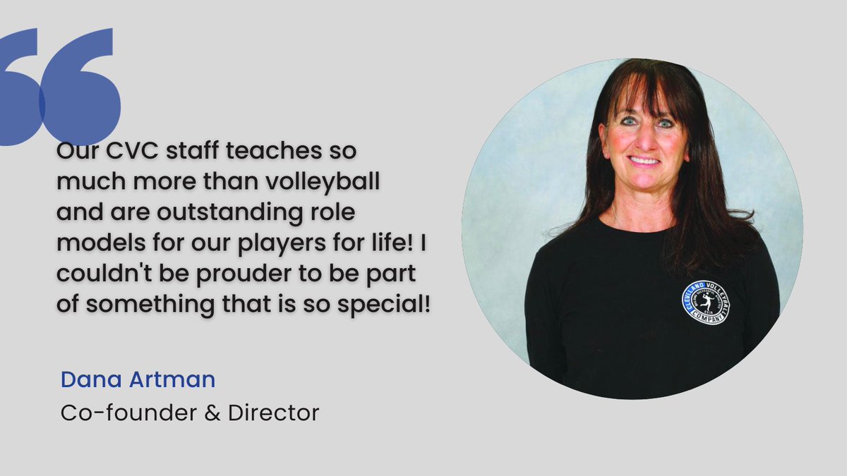 Last but certainly not least in our director spotlight series is Dana Artman! 

You know the drill- head over to @clevbco on Instagram to get to know more about Dana!

#CVCproud #CVCfamily 🏐❤️