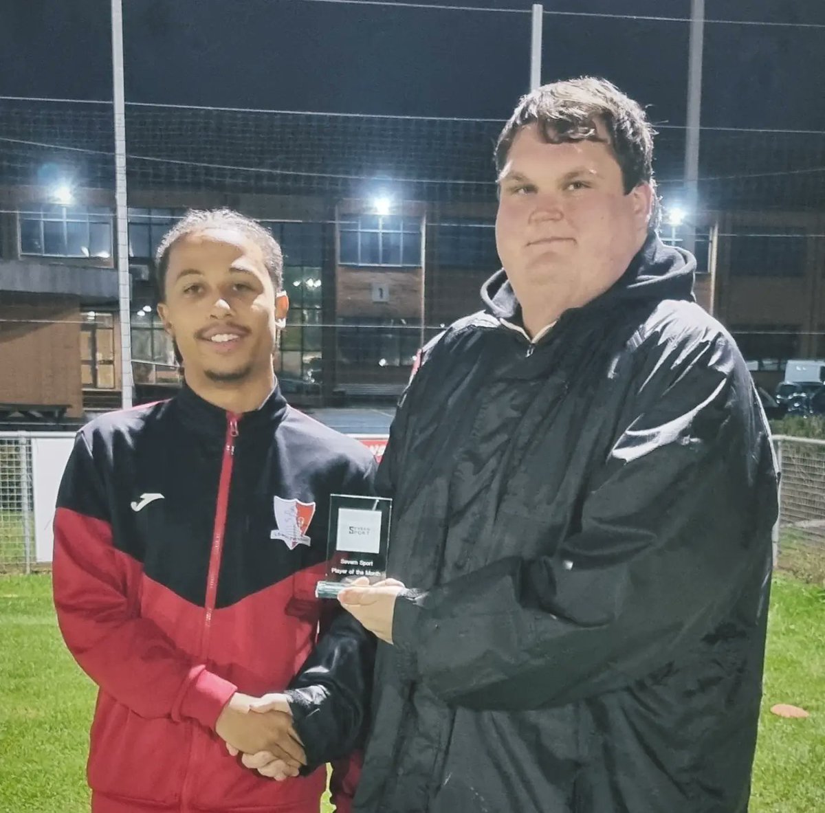 Before tonight's featured game, <a href="/abaconbuttee/">Ryan Butler</a> presented <a href="/longlevensafc/">Longlevens AFC</a> winger Shiyak Sutherland with the Player of the Month Award for September. 

Sutherland is the first player to have been given the award twice having won the award during last season