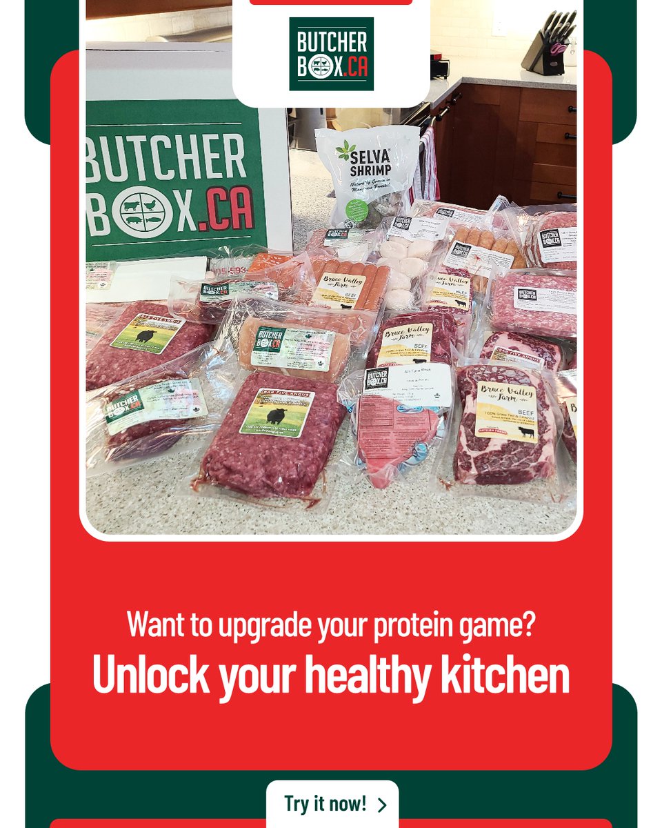 ButcherboxCA's tweet image. Always local, always natural, always quality - delivered!  Order your @ButcherBox.ca box today and find out why our customers love us and stay with us!!

#supportinglocalfarmers #meatbox #keto #meatdelivery #carnivore #Paleo #ketolife #healthyfoodchoices 

l8r.it/XUeM